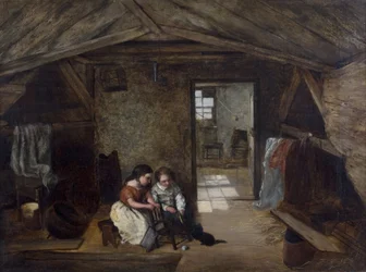 Studierzimmer von Reverend John Wesley, Waisenhaus, Newcastle, 1856